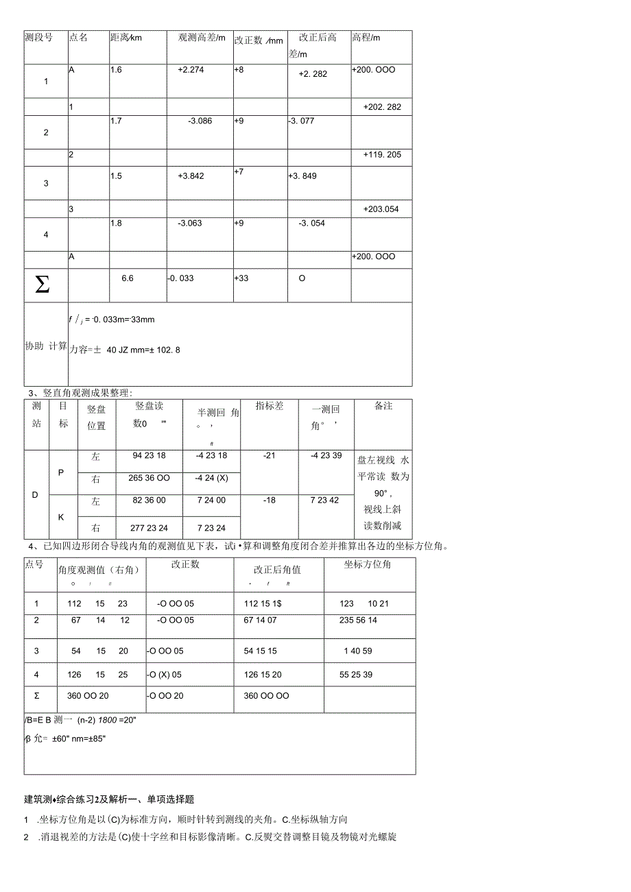 2023年电大建筑专业-建筑测量试题小抄.docx_第2页