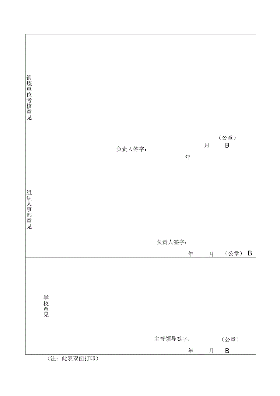 大连海洋大学青年教职工挂职锻炼考核表.docx_第2页