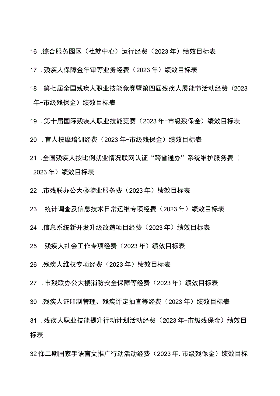 天津市残疾人联合会项目支出绩效目标表.docx_第3页