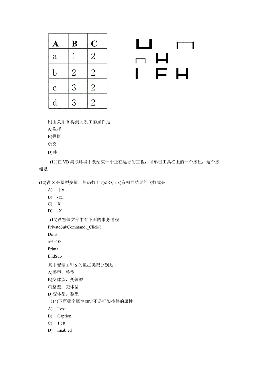 2023年3和9月月计算机等级考试二级-VB笔试真题及答案.docx_第2页