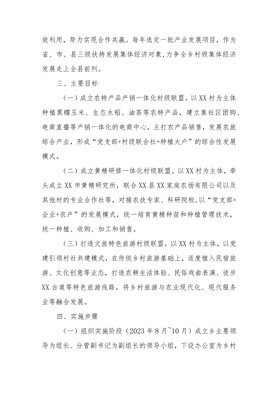 XX乡“村级联盟”实施方案.docx_第2页