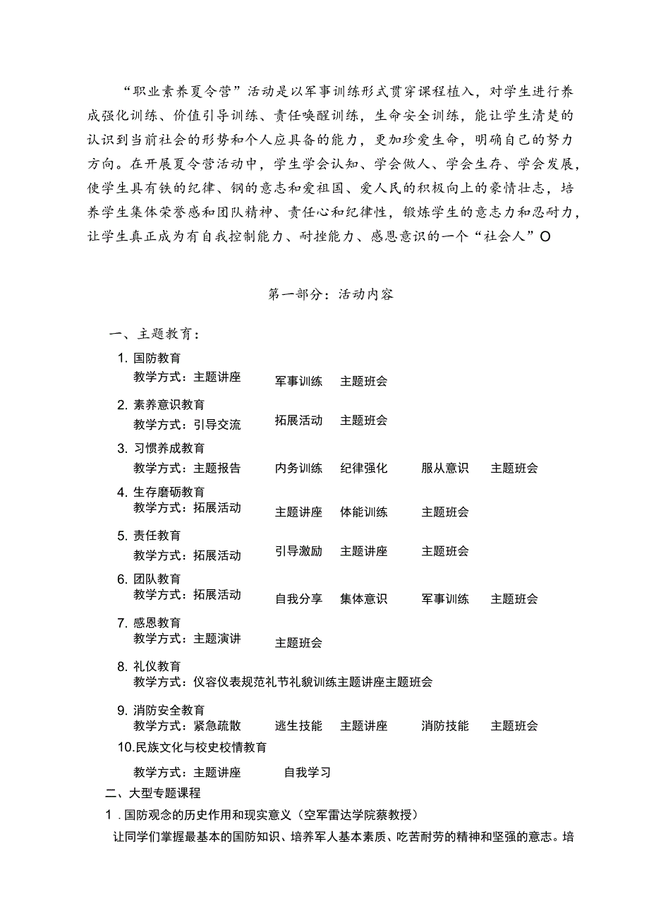 新生职业素养夏令营活动方案.docx_第2页