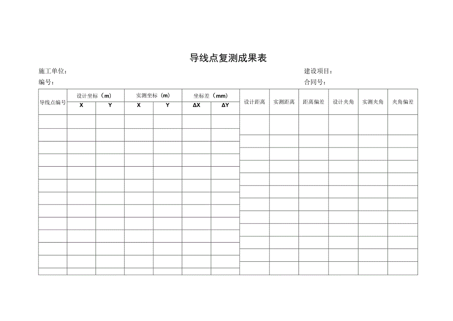 导线点复测成果表.docx_第1页