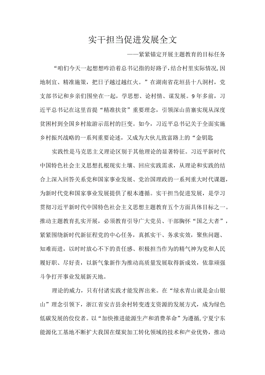 实干担当促进发展全文.docx_第1页