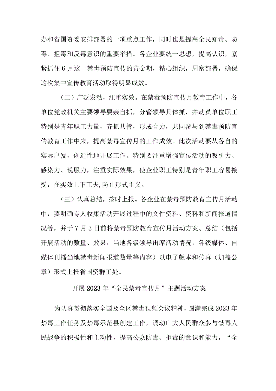 城区医院开展2023年全民禁毒宣传月主题活动实施方案 （合计7份）.docx_第3页