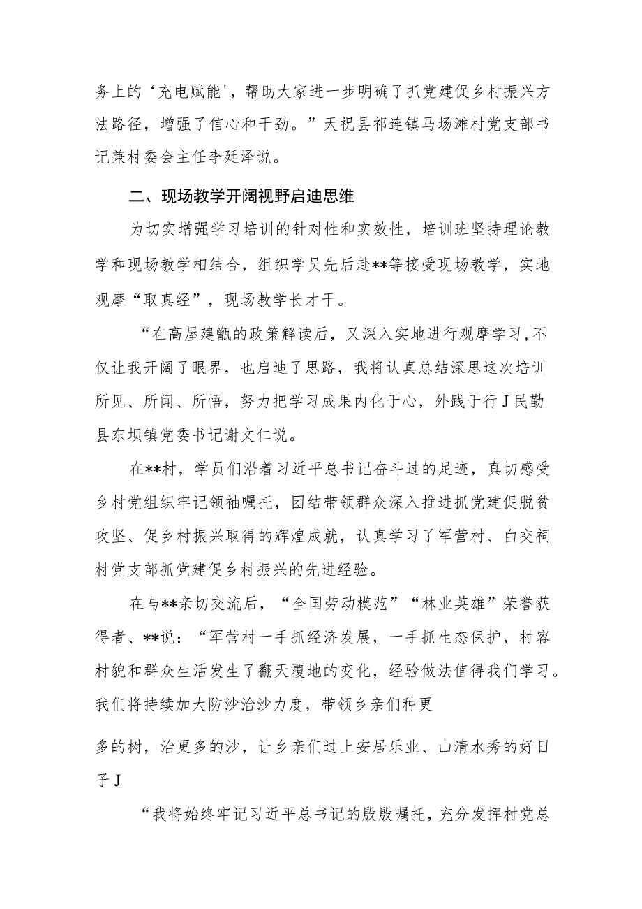 “三抓三促”行动进行时乡村振兴示范培训班专题发言材料（3篇）.docx_第3页