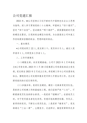 公司党建汇报.docx