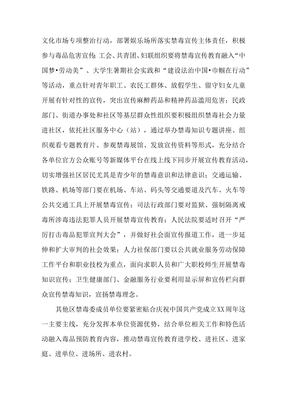 城区医院开展2023年全民禁毒宣传月主题活动实施方案 合计7份.docx_第3页