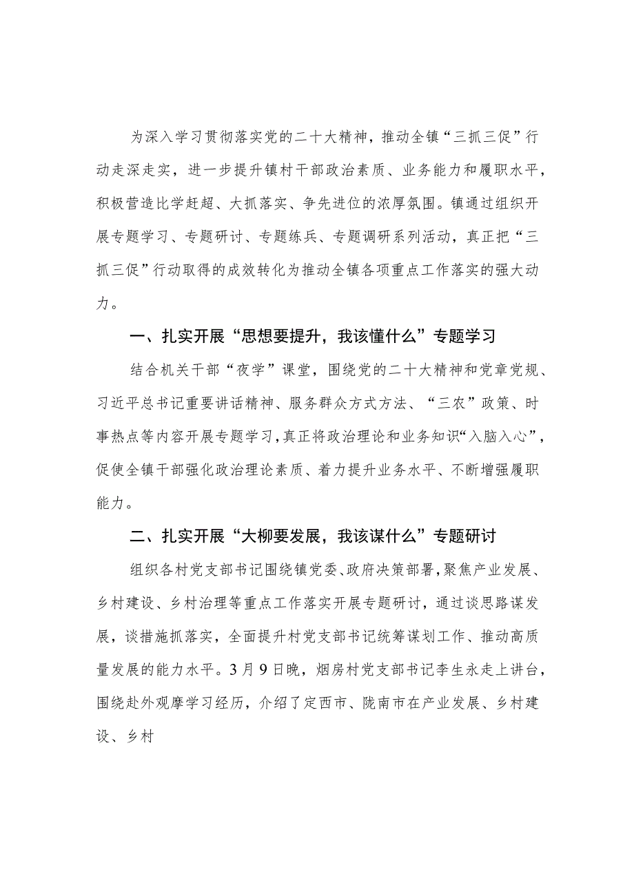 县财政局开展【“三抓三促”行动进行时】学习研讨会发言材料（3篇）.docx_第2页