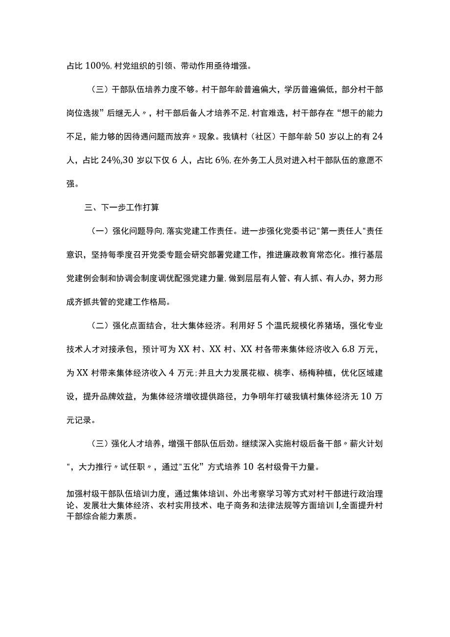 镇2023年上半年党建工作述职报告.docx_第3页