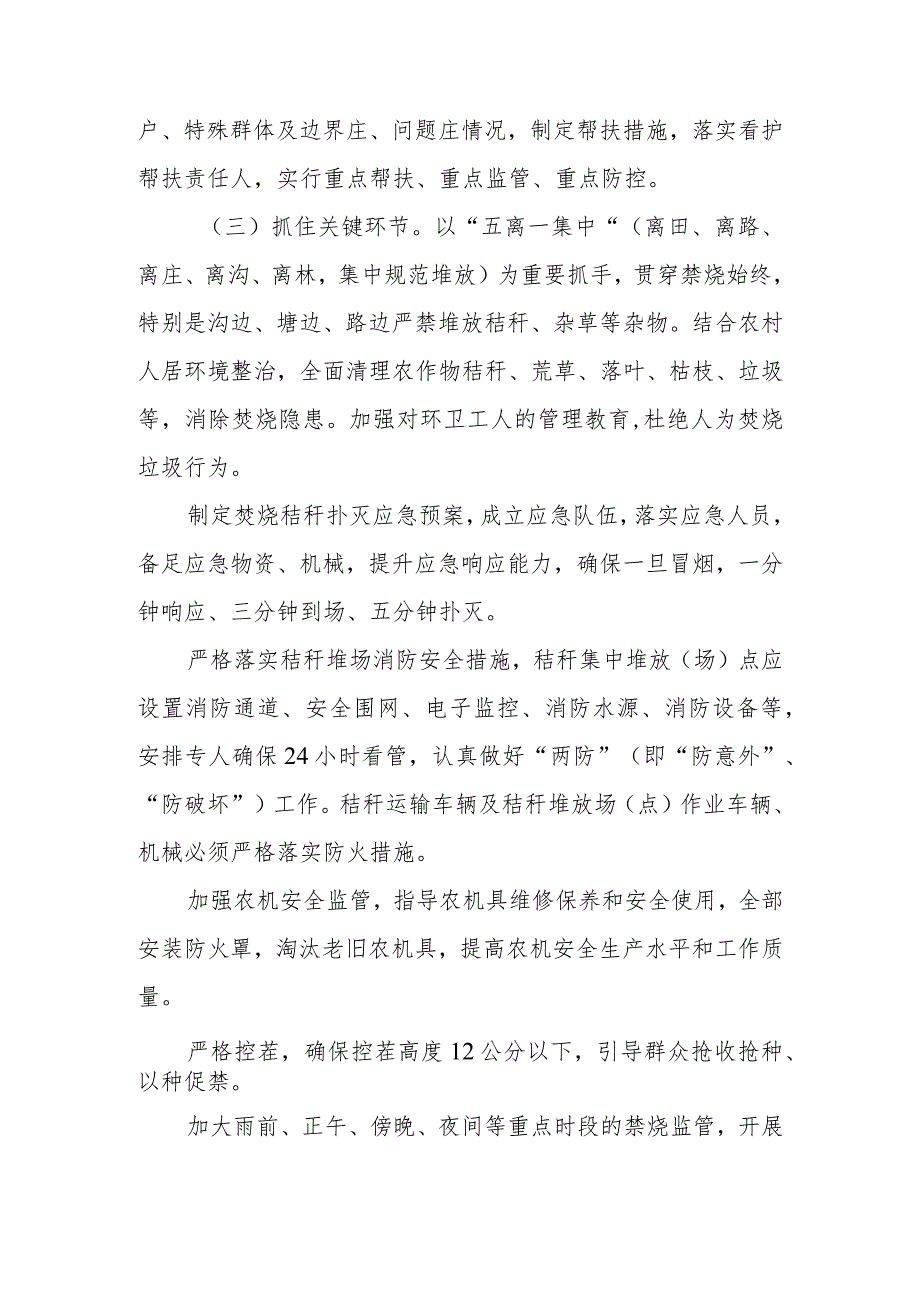 乡镇2023年午季秸秆禁烧和综合利用工作实施方案.docx_第3页