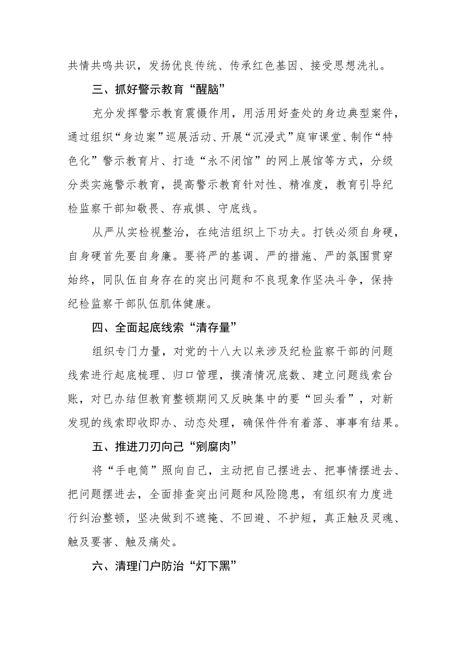 纪检监察干部开展纪检监察干部队伍教育整顿学习心得感悟（3篇）范本.docx_第2页