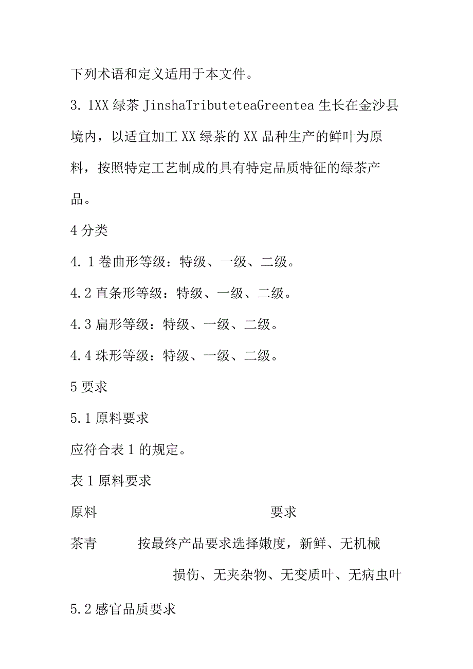 X地绿茶质量技术要求.docx_第3页