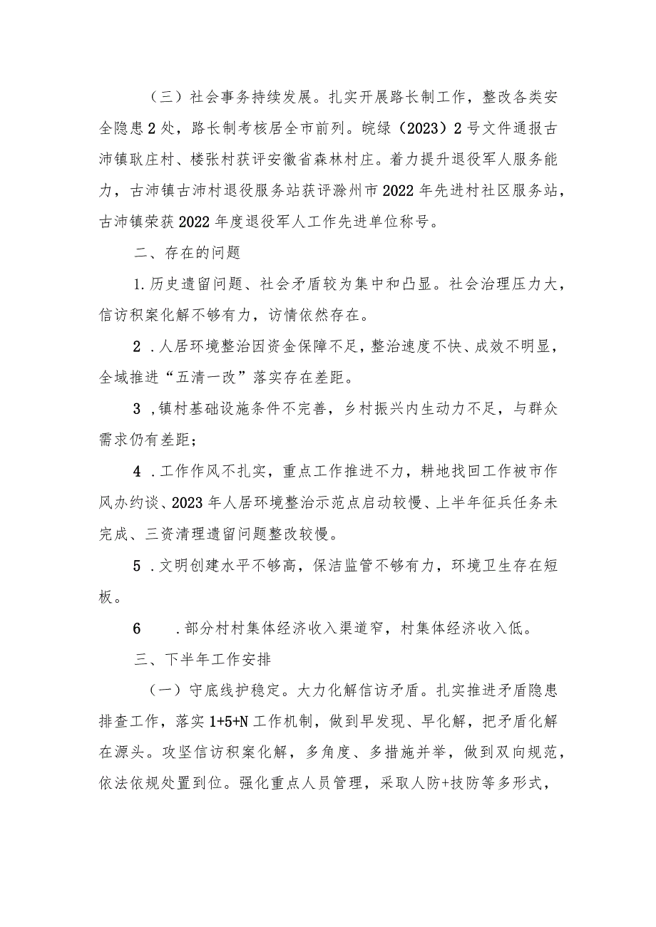 2023年上半年工作总结和下半年工作安排（20230629).docx_第2页