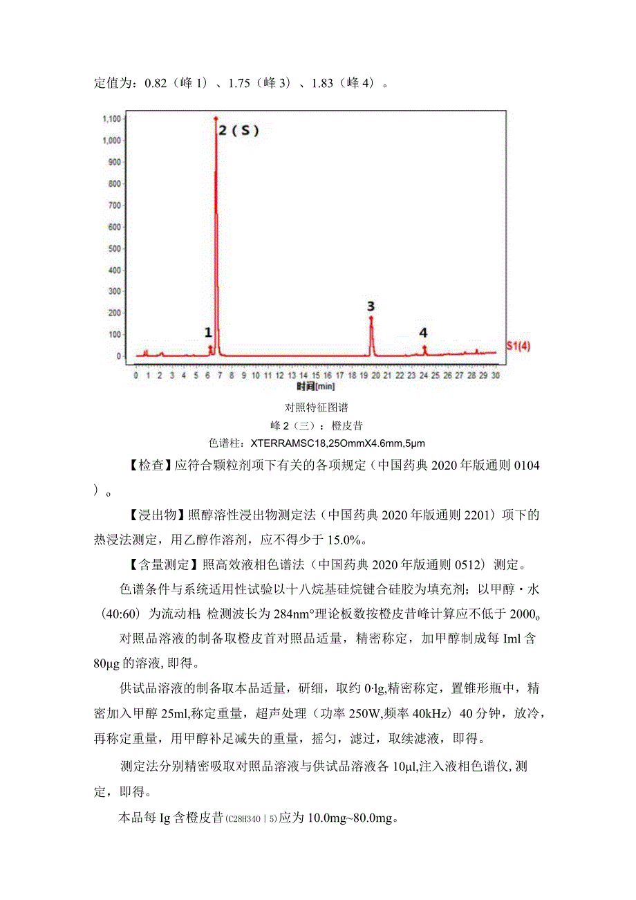 黑龙江省中药橘络配方颗粒.docx_第2页