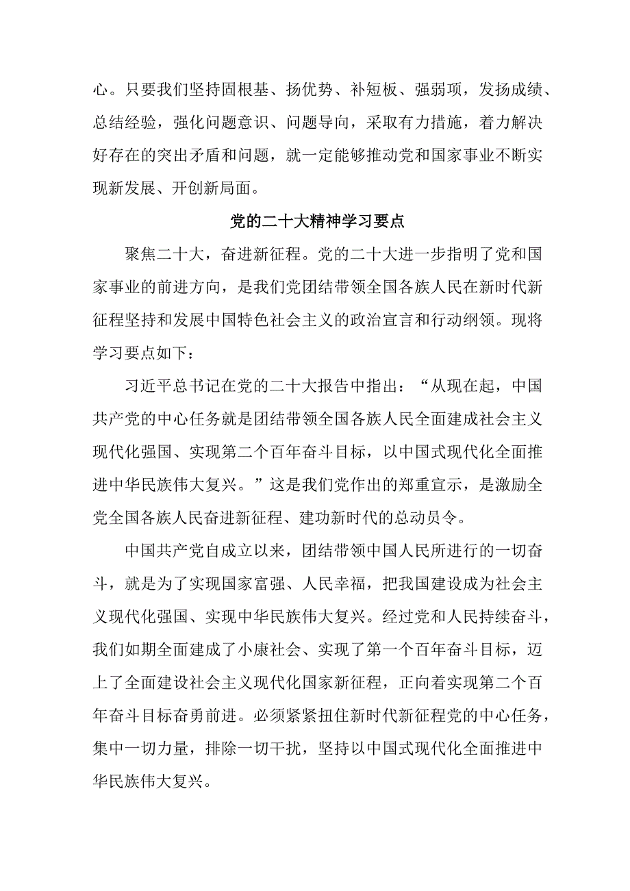 燃气单位开展专题学习《党的二十大精神》精髓要点（9份）.docx_第3页