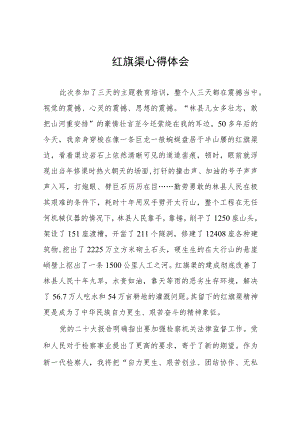 弘扬红旗渠精神主题教育活动心得体会十篇.docx