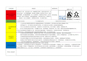 建筑施工班前安全教育记录表.docx