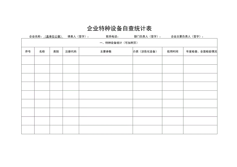 企业特种设备自查.docx_第1页