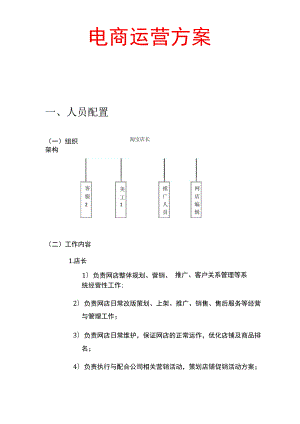 2022淘宝天猫运营工作内容运营方案.docx