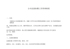 公司反恐防爆工作管理制度.docx