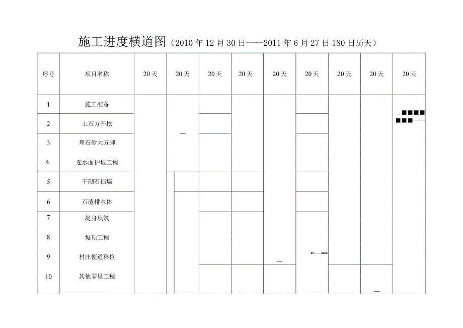 2023年整理-施工进度表.docx_第1页