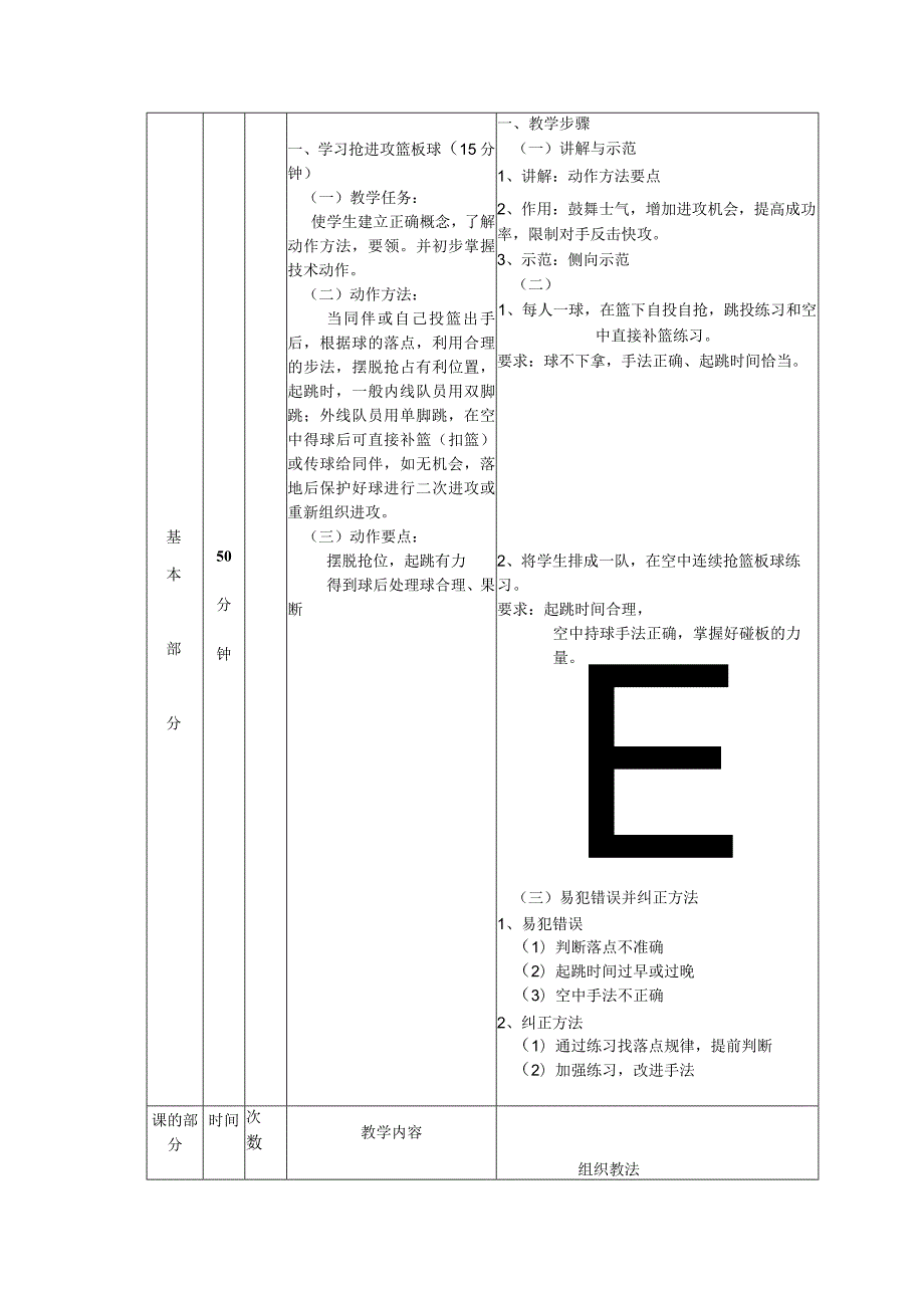 少儿篮球课次复习进攻类主要技术教案.docx_第3页