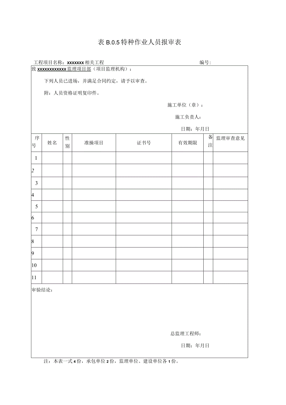 特种作业人员报审表.docx_第1页