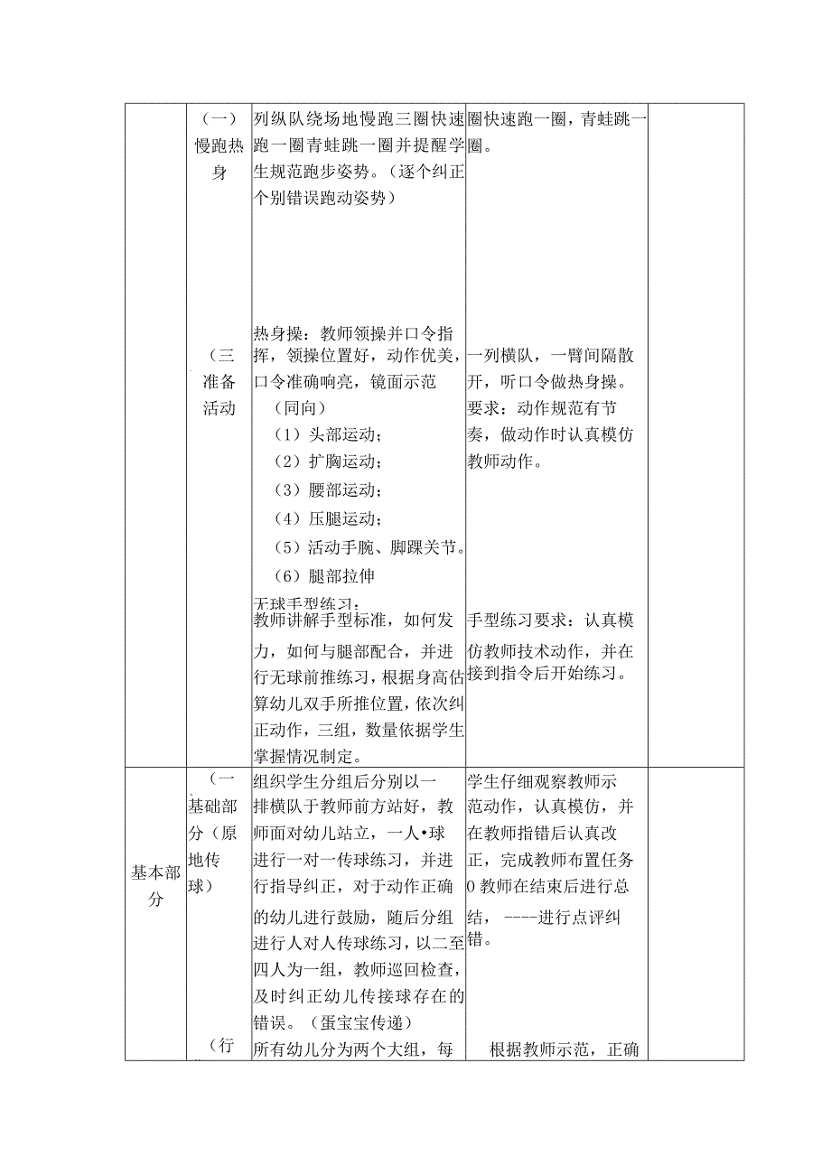 幼儿篮球胸前双手传球训练教案.docx_第2页