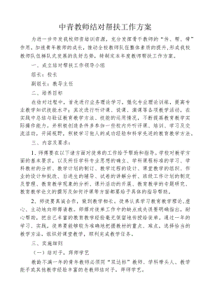 青年教师结对帮扶工作方案.docx