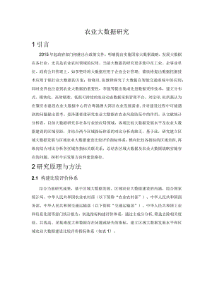 农业行业相关情况调研.docx