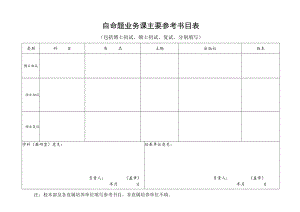 自命题业务课主要参考书目表.docx