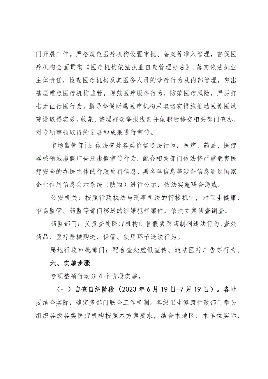 全省医疗卫生行业市场秩序专项整顿行动方案.docx_第3页