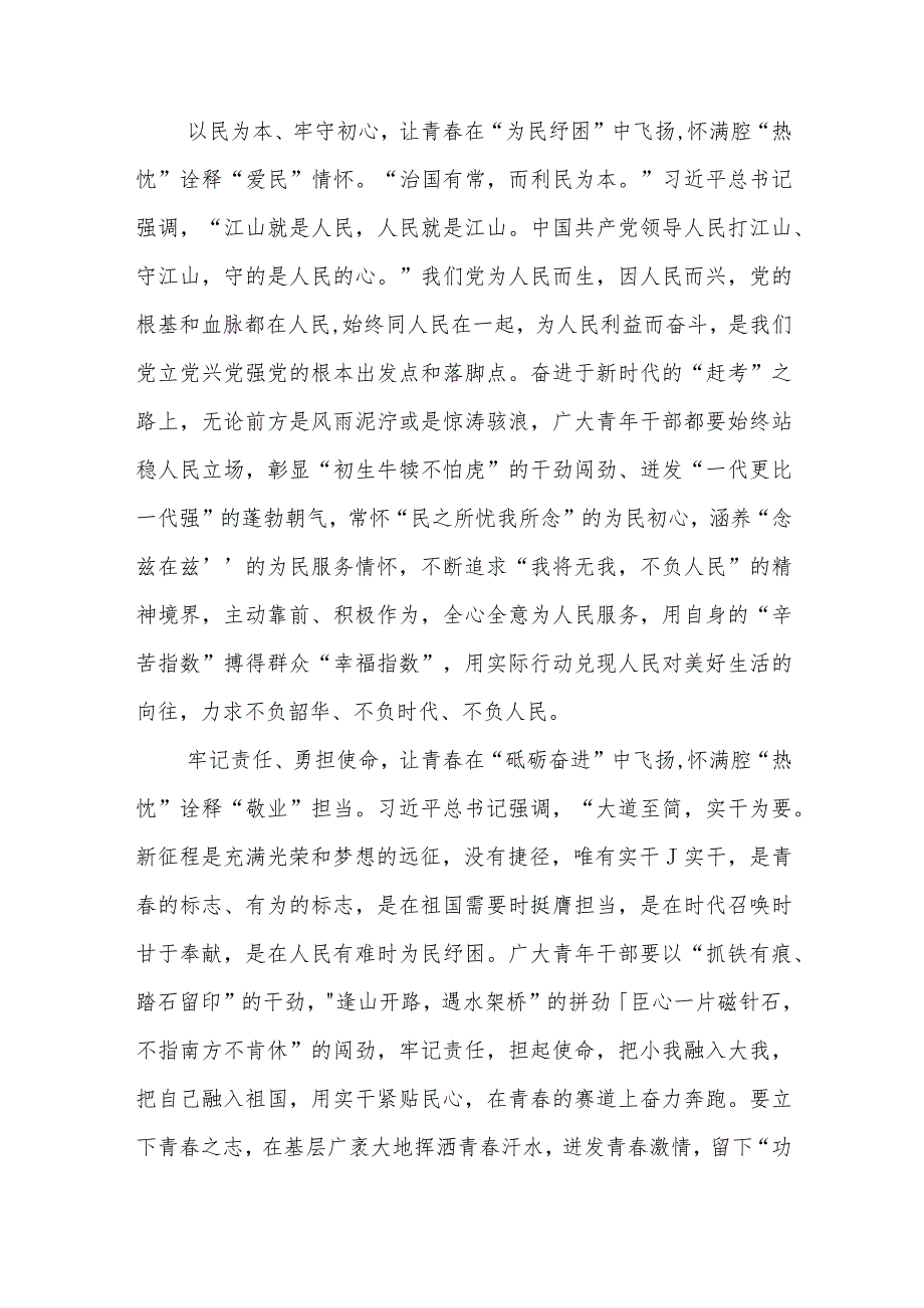 （8篇）2023学习同团中央新一届领导班子成员集体谈话重要讲话研讨发言心得体会.docx_第2页