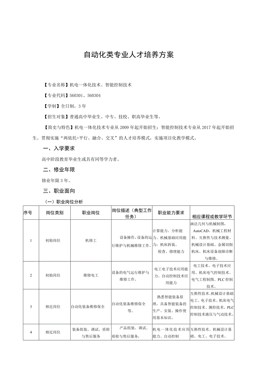 自动化类专业人才培养方案.docx_第1页