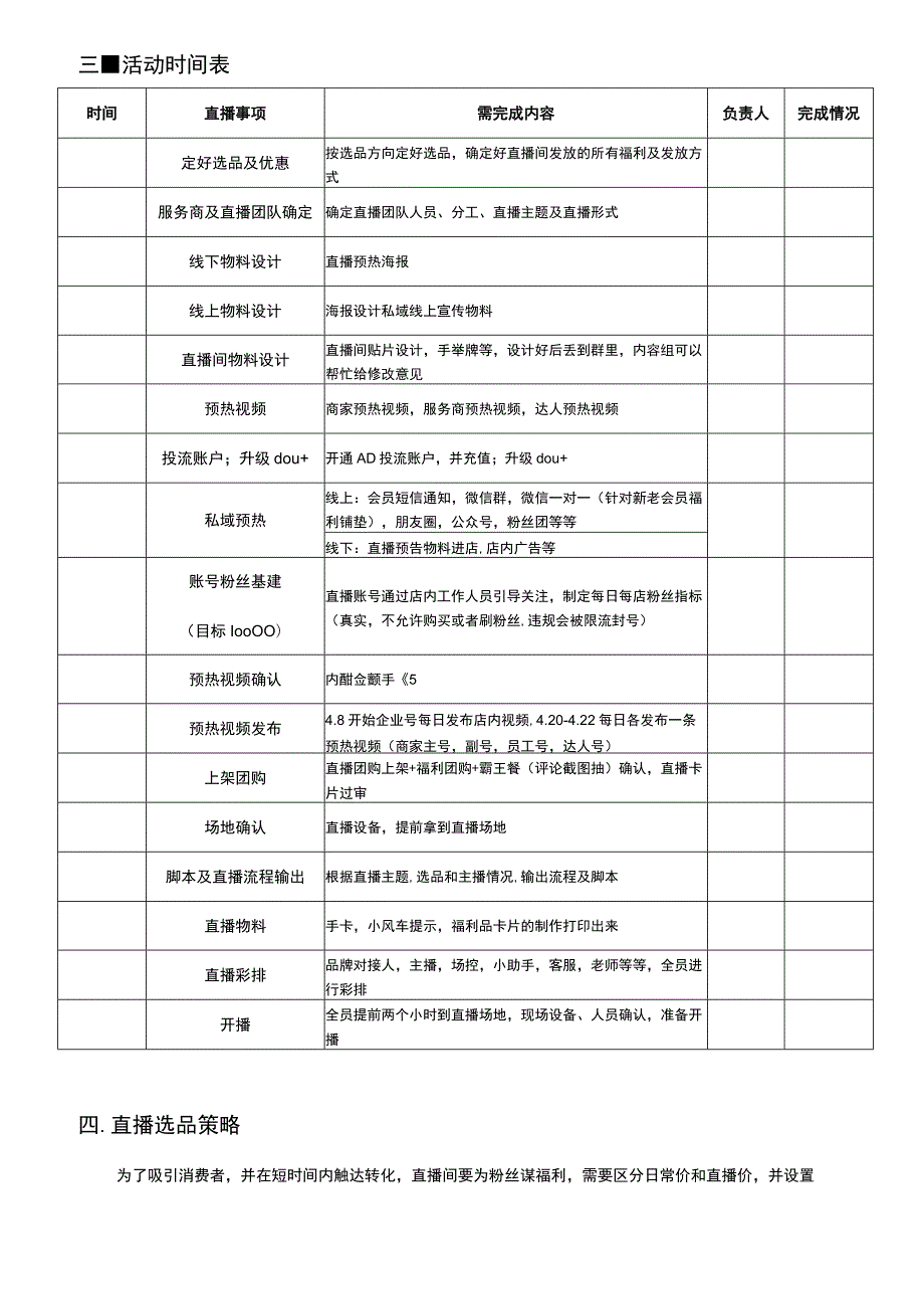 抖音丽人美容美体门店团购直播活动执行方案.docx_第2页