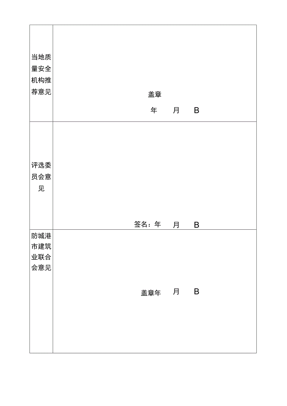 防城港市建设工程施工安全文明标准化工地申报表.docx_第3页