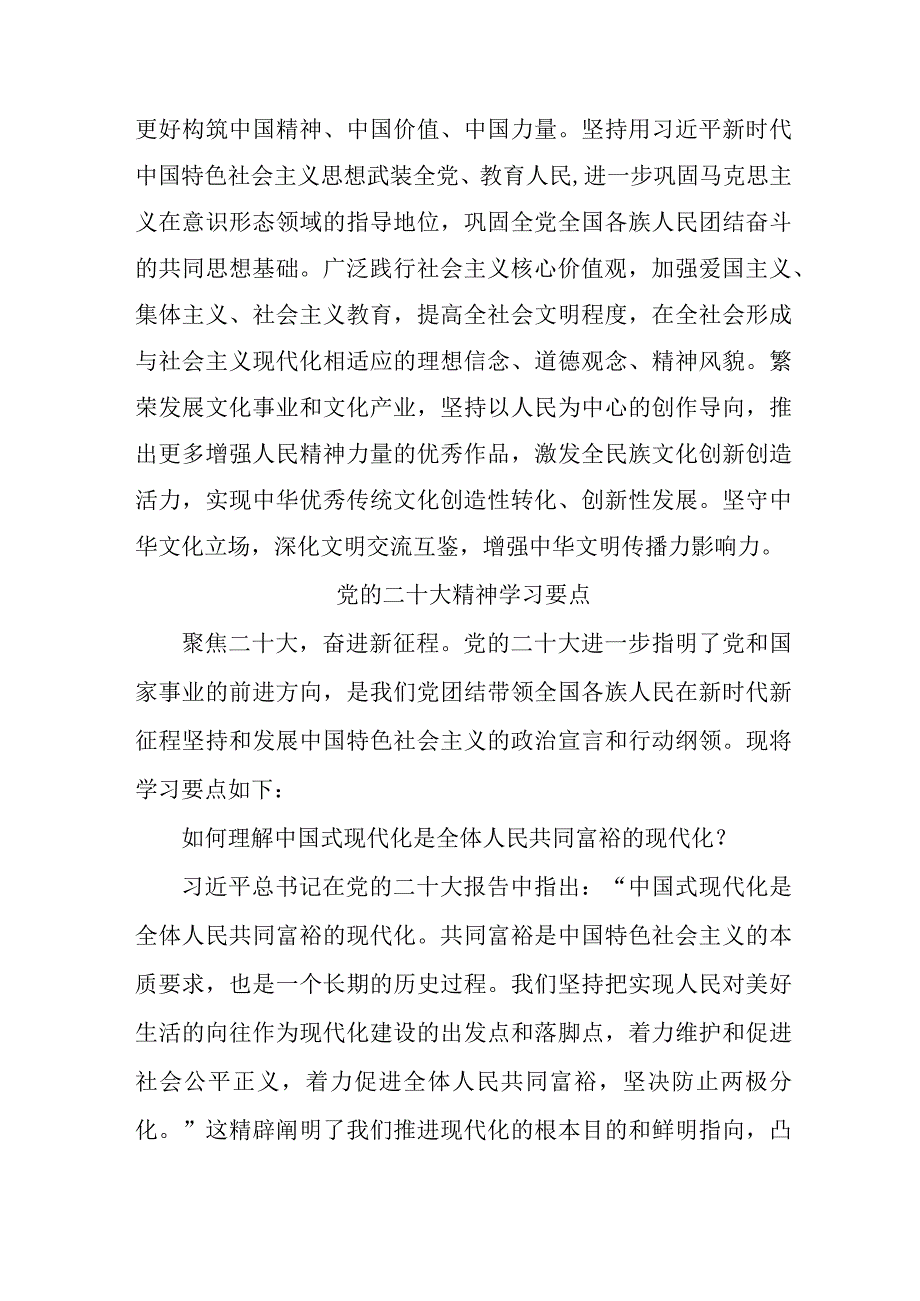 乡镇开展专题学习党的二十大精神要点 （合计9份）.docx_第3页