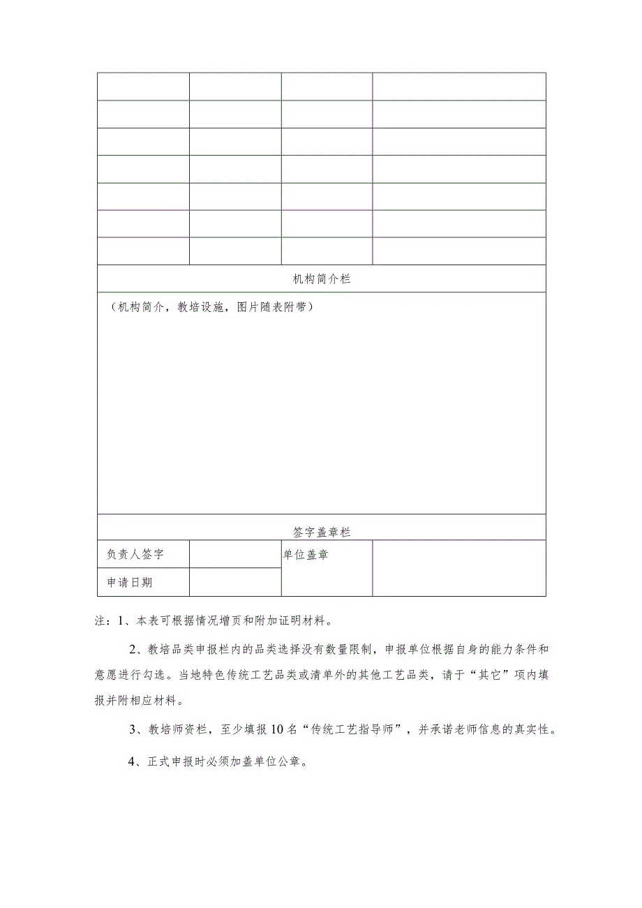 青少年工艺美术素质素养提升行动机构申报表市级.docx_第2页