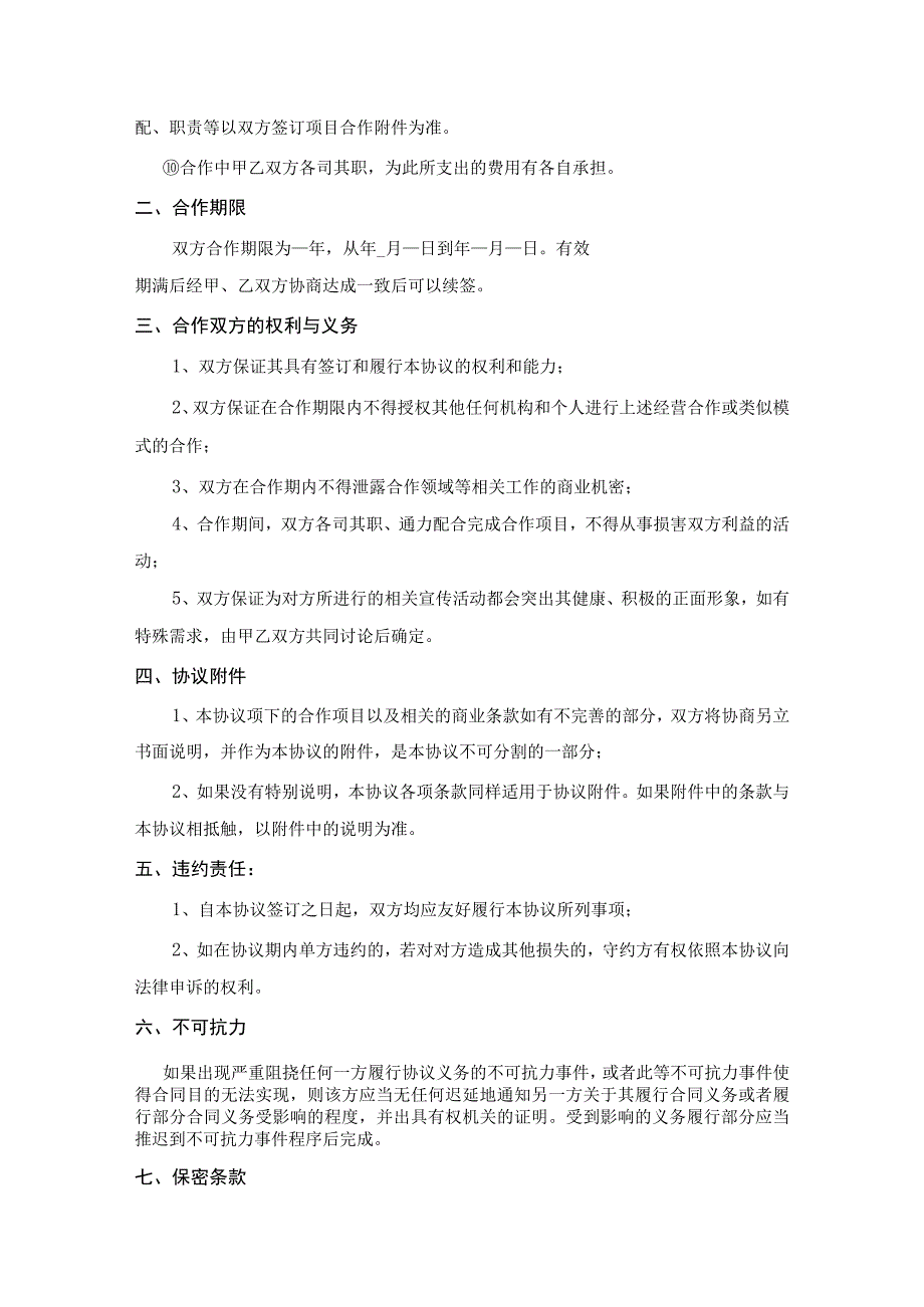 战略合作伙伴协议书5篇.docx_第2页