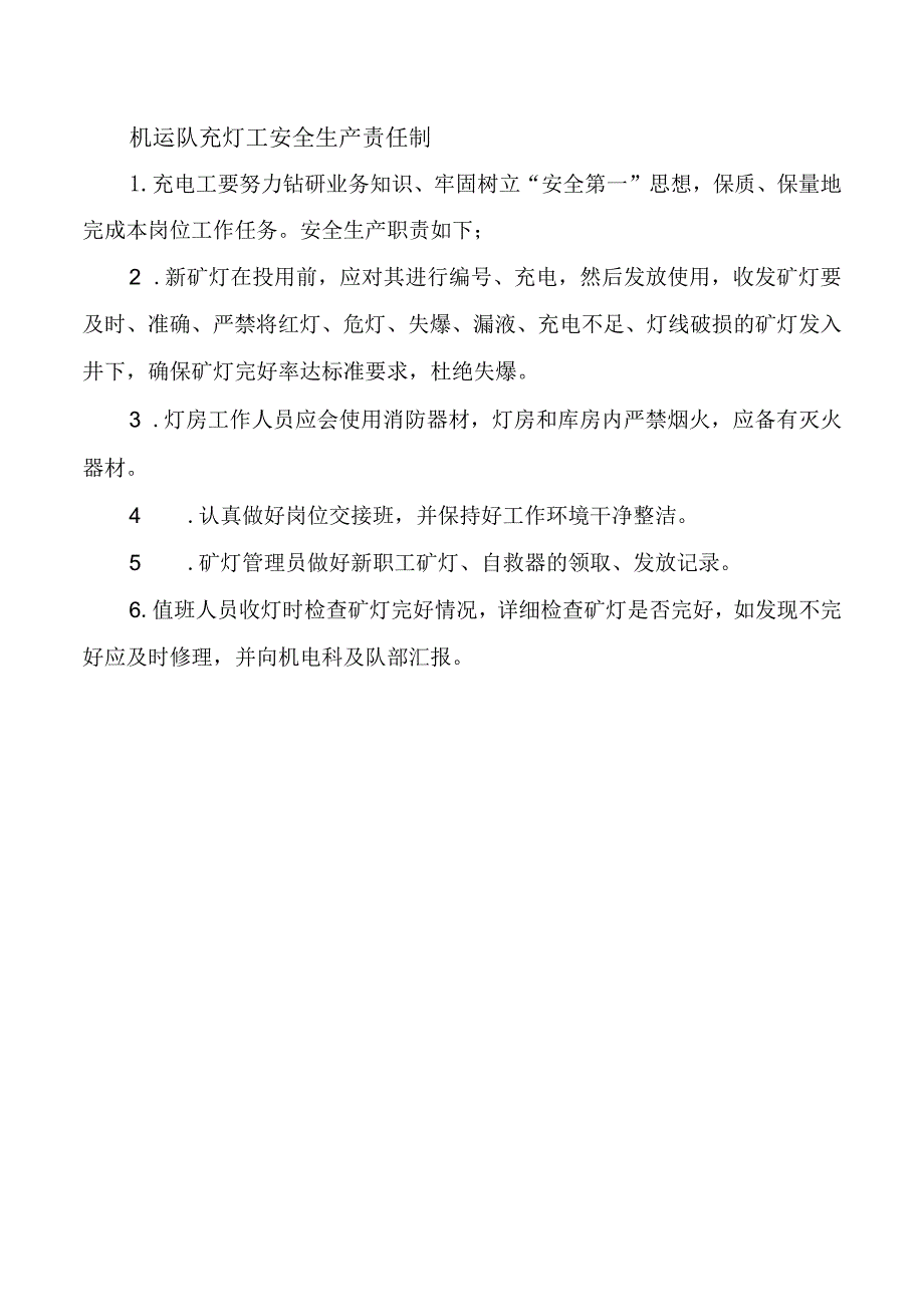 机运队充灯工安全生产责任制.docx_第1页