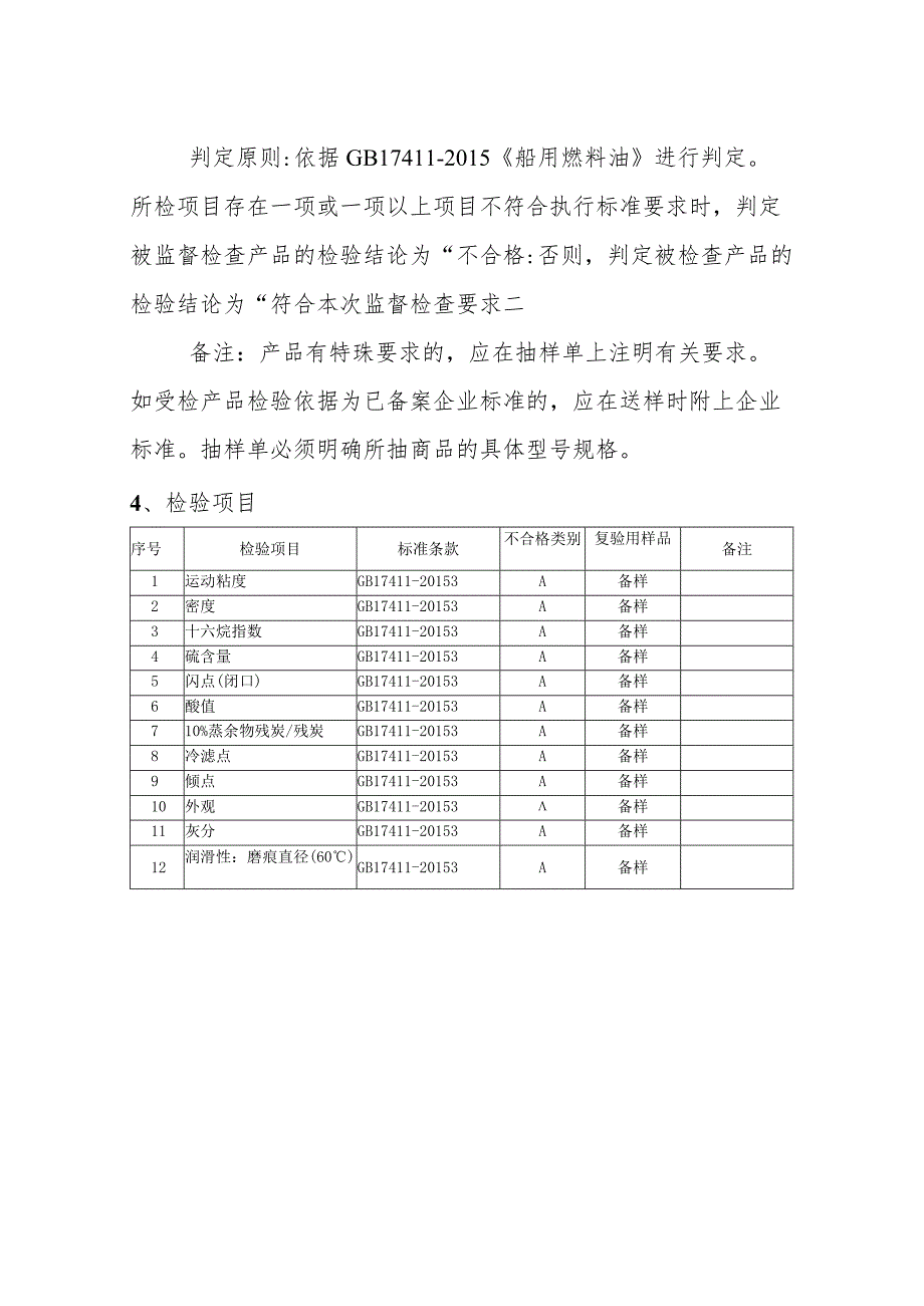 船用燃料油2020年湖州商品质量抽检细则.docx_第2页