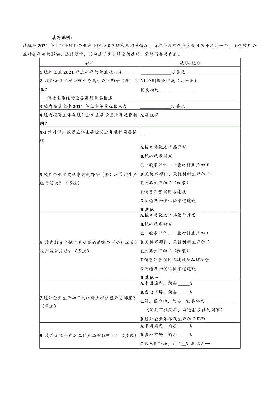 2021年度上半年对外投资备案核准报告信息报送表.docx_第2页