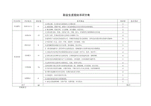 职业生涯规划书评分表.docx