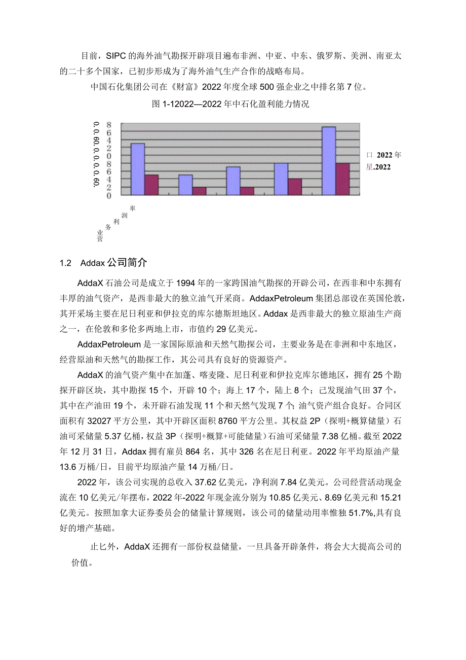 中石化收购ADDAX公司的财务分析情况.docx_第2页