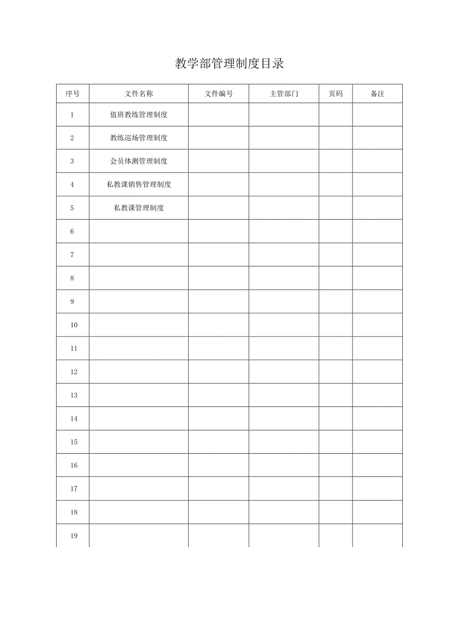 健身俱乐部私人教练教学方案计划管理方案计划章程制度.docx_第2页