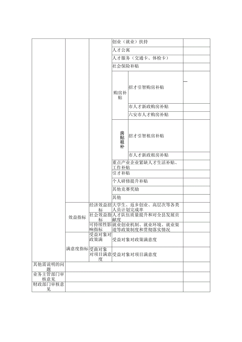 金寨县人才工作专项资金绩效目标申报表.docx_第2页