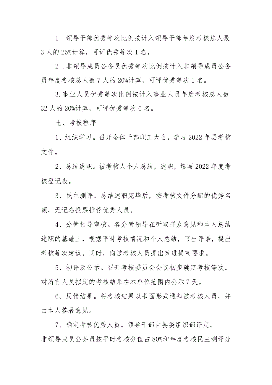 XX自治县民政局2022年度考核实施方案.docx_第3页