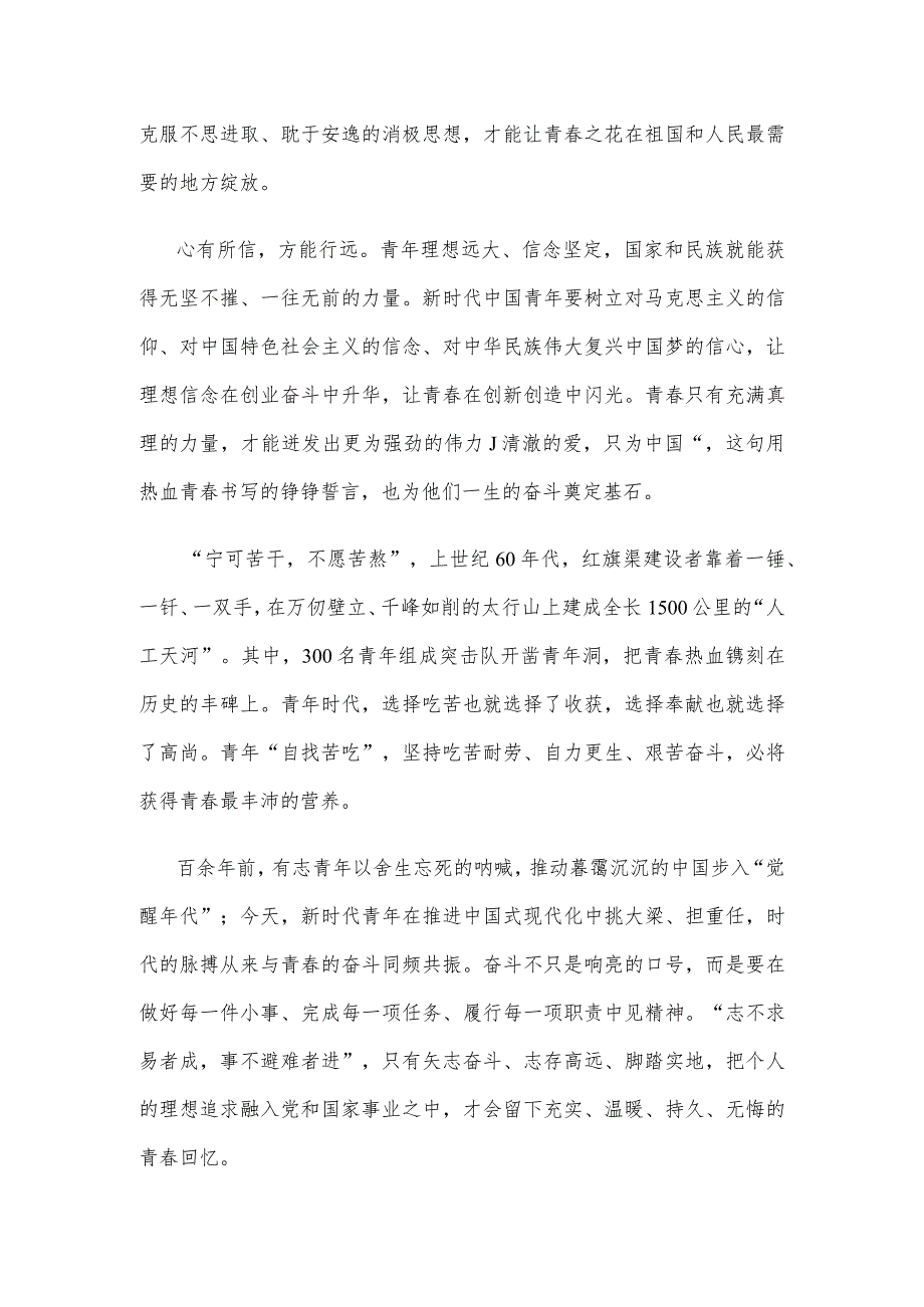 学习贯彻中国共产主义青年团第十九次全国代表大会精神心得体会.docx_第2页