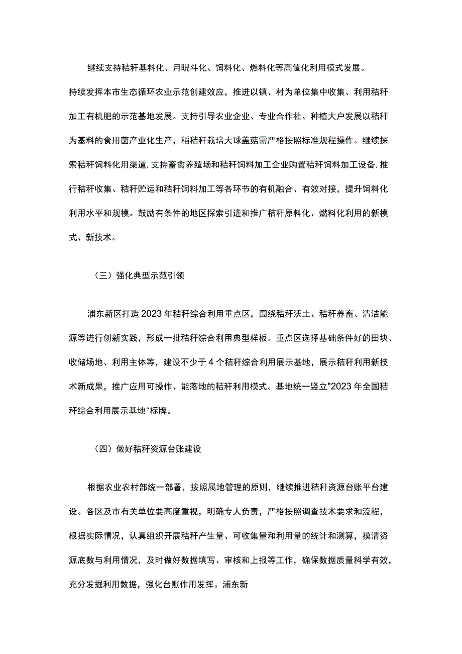 上海市2023年秸秆综合利用实施方案.docx_第3页